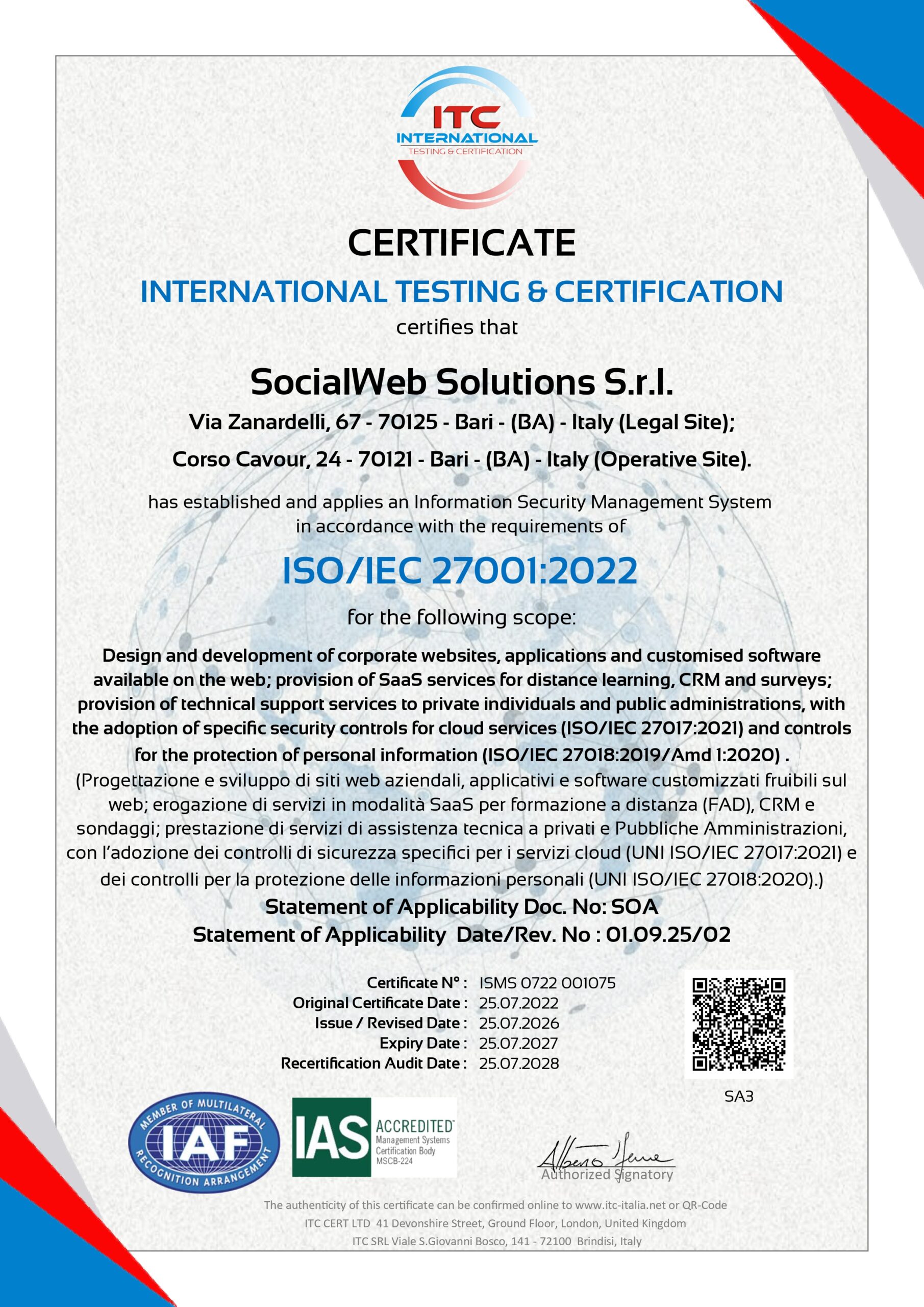 iso27001-certificazione